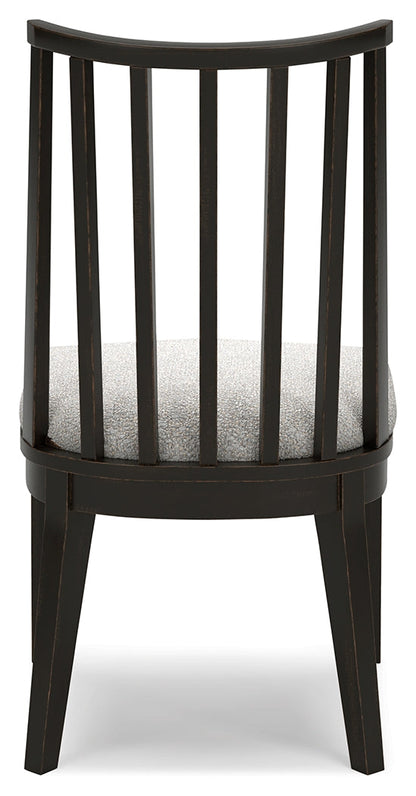 Galliden Black Dining Chair, Set of 2 - D841-01 - Bien Home Furniture &amp; Electronics