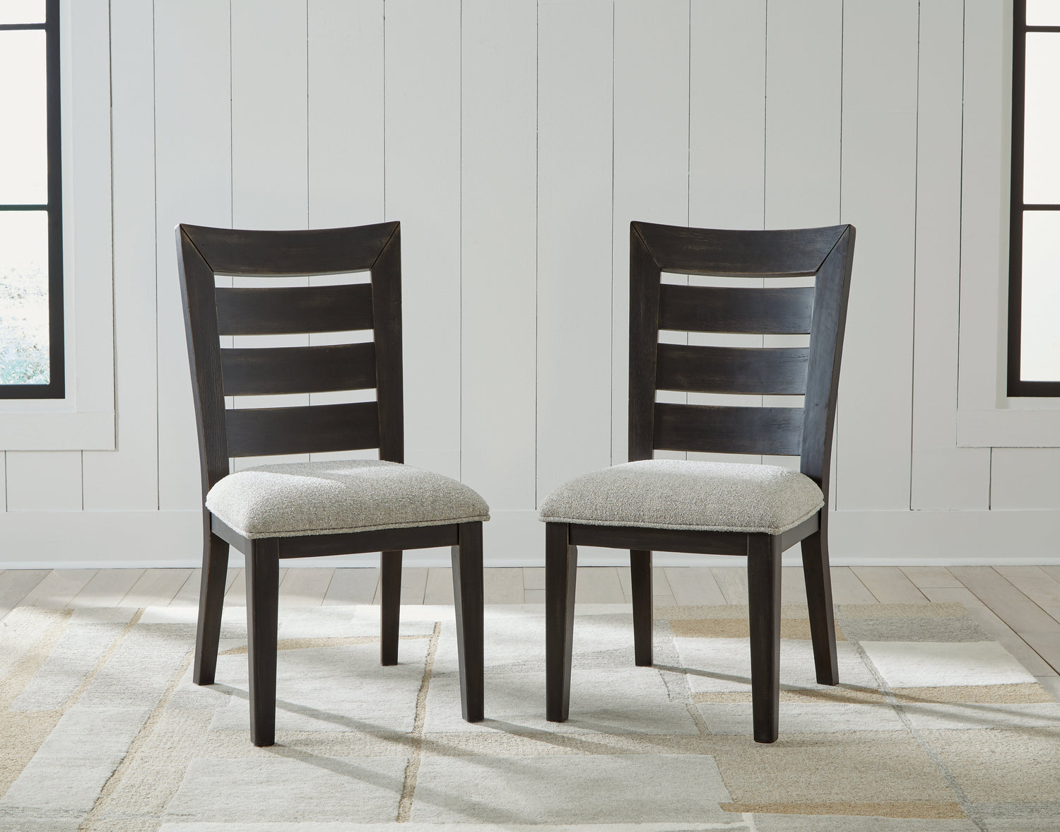 Galliden Black Dining Chair, Set of 2 - D841-03 - Bien Home Furniture &amp; Electronics