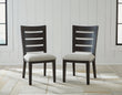 Galliden Black Dining Chair, Set of 2 - D841-03 - Bien Home Furniture & Electronics