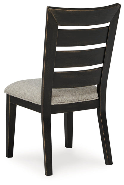 Galliden Black Dining Chair, Set of 2 - D841-03 - Bien Home Furniture &amp; Electronics