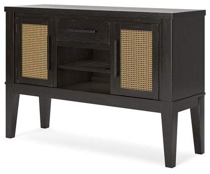 Galliden Black Dining Server - D841-60 - Bien Home Furniture &amp; Electronics