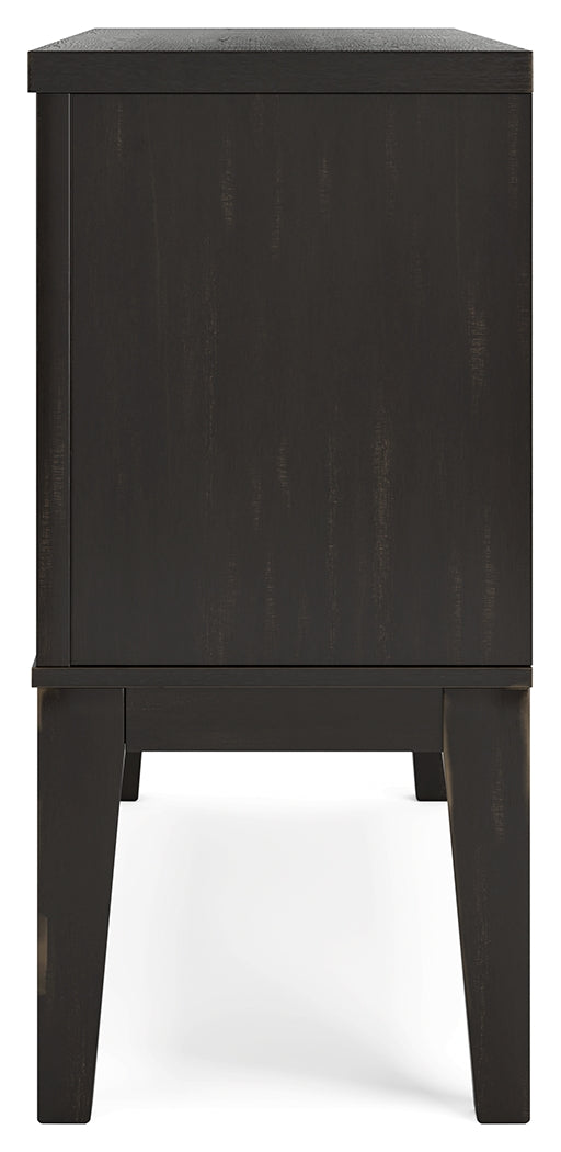 Galliden Black Dining Server - D841-60 - Bien Home Furniture &amp; Electronics