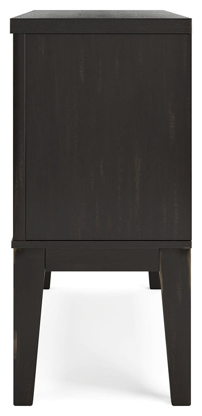 Galliden Black Dining Server - D841-60 - Bien Home Furniture &amp; Electronics