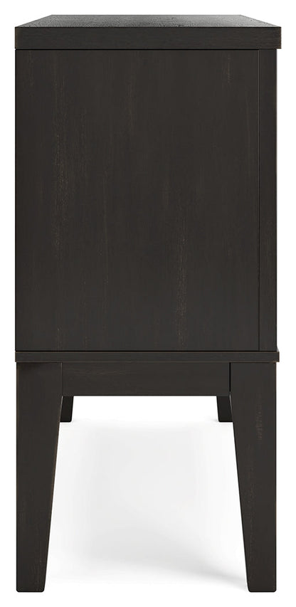 Galliden Black Dining Server - D841-60 - Bien Home Furniture &amp; Electronics