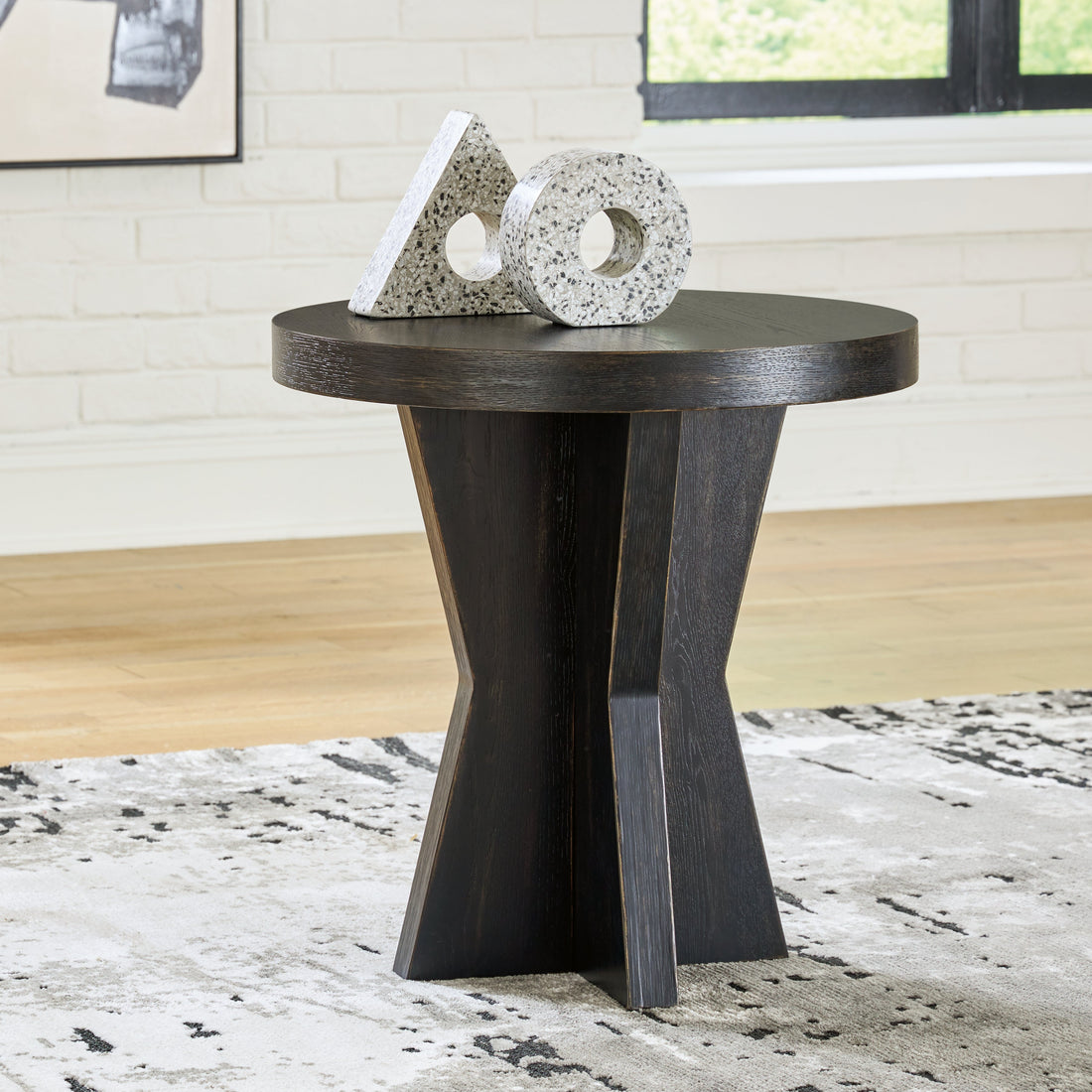 Galliden Black End Table - T841-6 - Bien Home Furniture &amp; Electronics