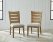 Galliden Light Brown Dining Chair, Set of 2 - D841-04 - Bien Home Furniture & Electronics