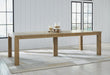 Galliden Light Brown Dining Extension Table - D841-35 - Bien Home Furniture & Electronics