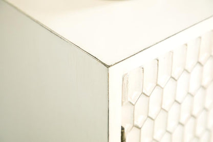 Gambon White Rectangular 2-Door Accent Cabinet - 953401 - Bien Home Furniture &amp; Electronics
