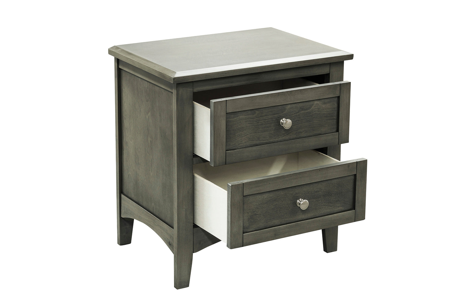 Garcia Gray Nightstand - 2046-4 - Bien Home Furniture &amp; Electronics