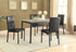 Garza 5-Piece Dining Room Set Weathered Gray/Black - 100611-S5 - Bien Home Furniture & Electronics