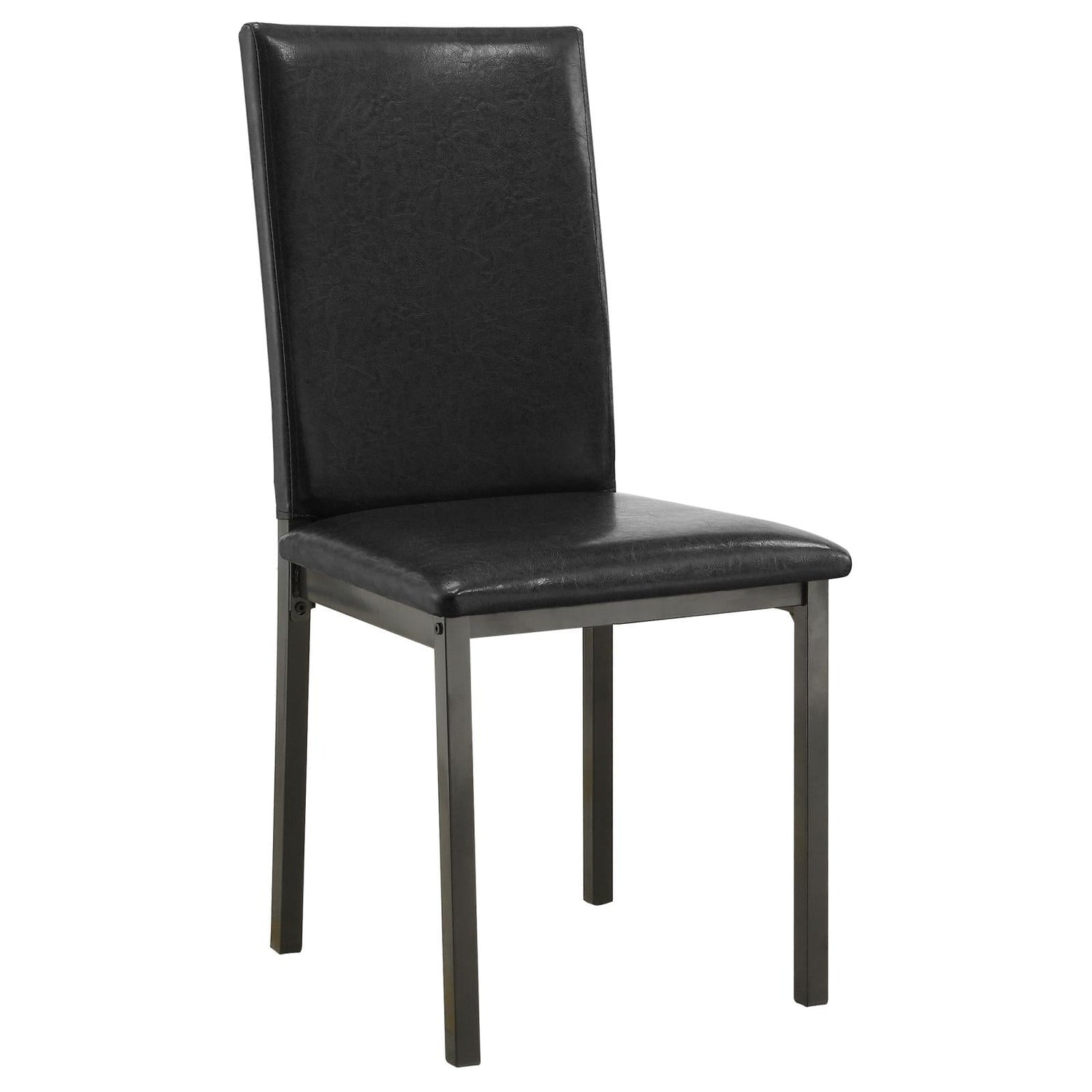 Garza 5-Piece Dining Room Set Weathered Gray/Black - 100611-S5 - Bien Home Furniture &amp; Electronics