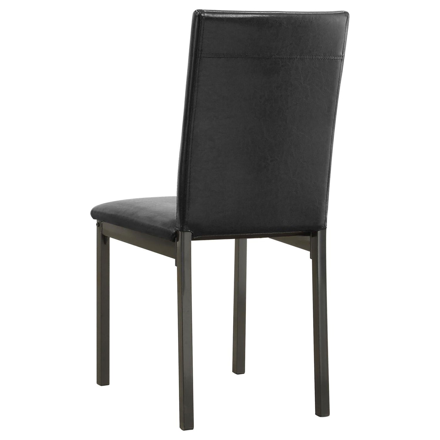Garza 5-Piece Dining Room Set Weathered Gray/Black - 100611-S5 - Bien Home Furniture &amp; Electronics