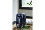 Genemore Navy/White Stool - A3000623 - Bien Home Furniture & Electronics