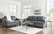Genoa Steel Leather Living Room Set - SET | 4770538 | 4770535 - Bien Home Furniture & Electronics