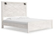 Gerridan White/Gray King Panel Bed - SET | B1190-56 | B1190-58 | B1190-99 - Bien Home Furniture & Electronics