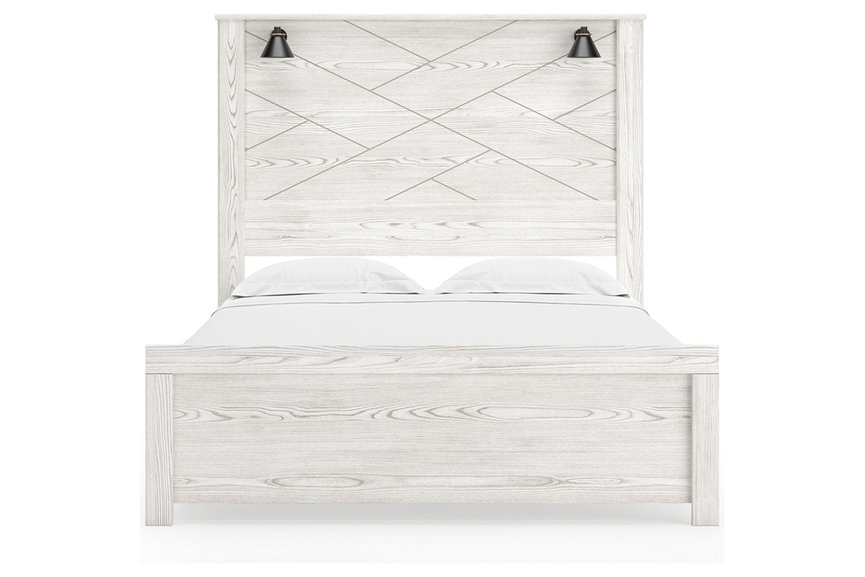 Gerridan White/Gray Queen Panel Bed - SET | B1190-54 | B1190-57 | B1190-98 - Bien Home Furniture &amp; Electronics