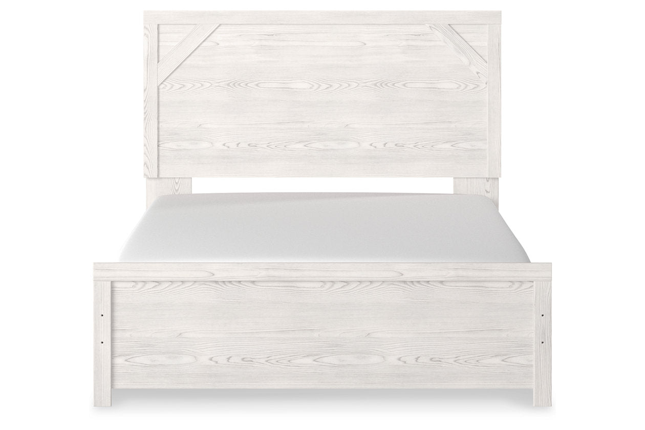 Gerridan White/Gray Queen Panel Bed - SET | B1190-71 | B1190-96 - Bien Home Furniture &amp; Electronics