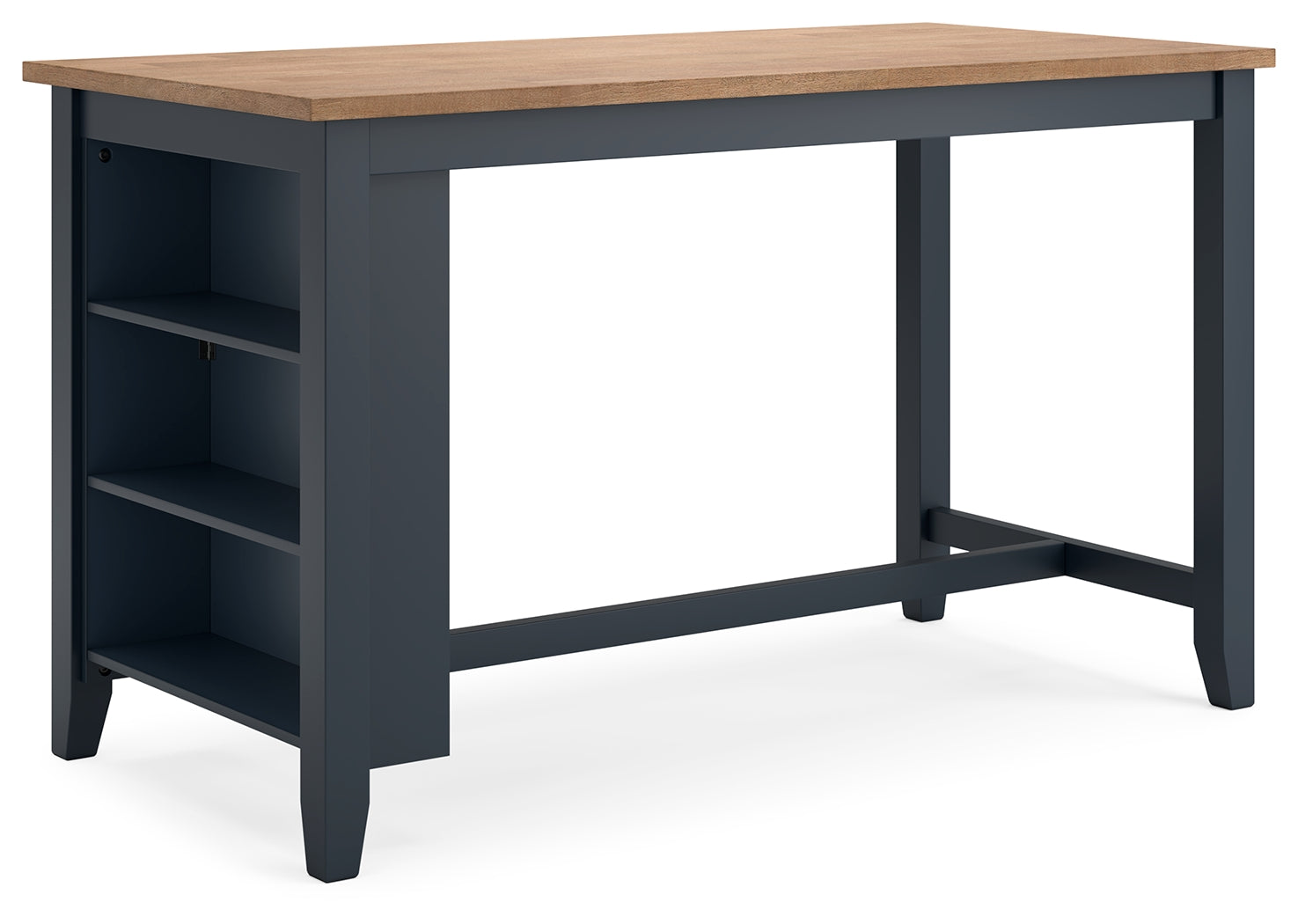 Gesthaven Natural/Blue Counter Height Dining Table - D399-13 - Bien Home Furniture &amp; Electronics