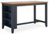Gesthaven Natural/Blue Counter Height Dining Table - D399-13 - Bien Home Furniture & Electronics