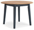 Gesthaven Natural/Blue Dining Drop Leaf Table - D399-15 - Bien Home Furniture & Electronics