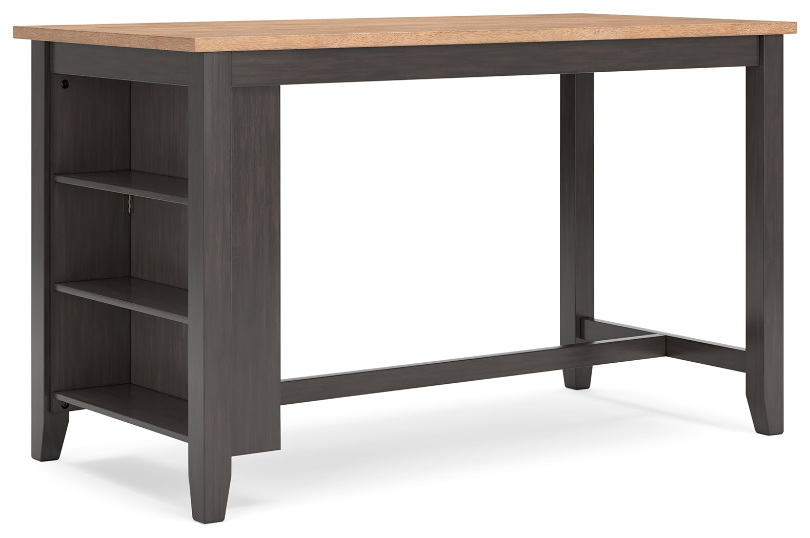 Gesthaven Natural/Brown Counter Height Dining Extension Table - D396-13 - Bien Home Furniture &amp; Electronics
