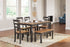 Gesthaven Natural/Brown Dining Table with 4 Chairs and Bench (Set of 6) - D396-325 - Bien Home Furniture & Electronics