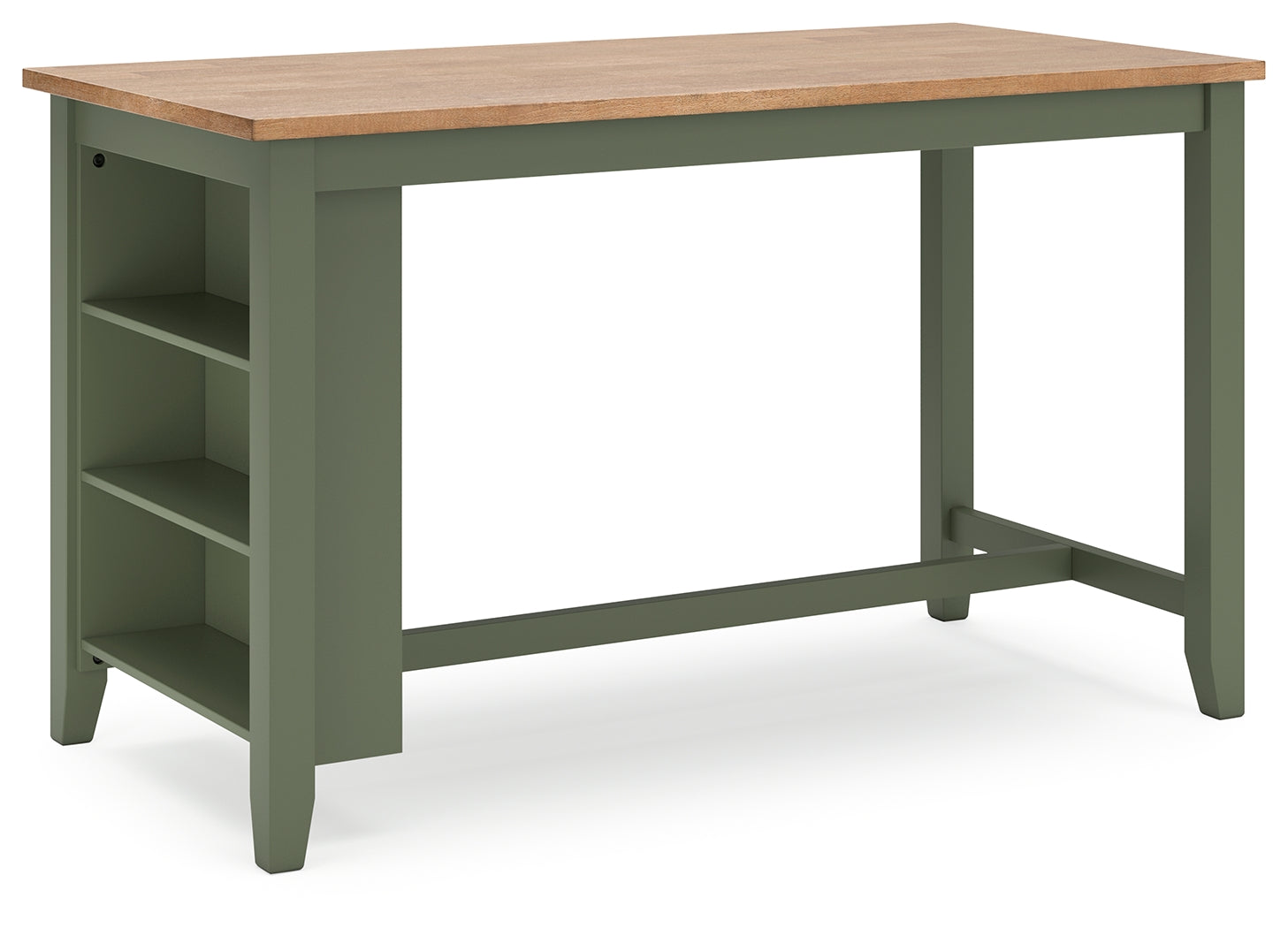 Gesthaven Natural/Green Counter Height Dining Table - D401-13 - Bien Home Furniture &amp; Electronics