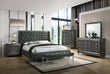 Giovani Gray Upholstered Panel Bedroom Set - SET | B7900-Q-HB | B7900-Q-FB | B7900-KQ-RAIL | B7900-2 | B7900-4 - Bien Home Furniture & Electronics