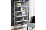 Glenstone Champagne/White Bookcase - A4000174 - Bien Home Furniture & Electronics