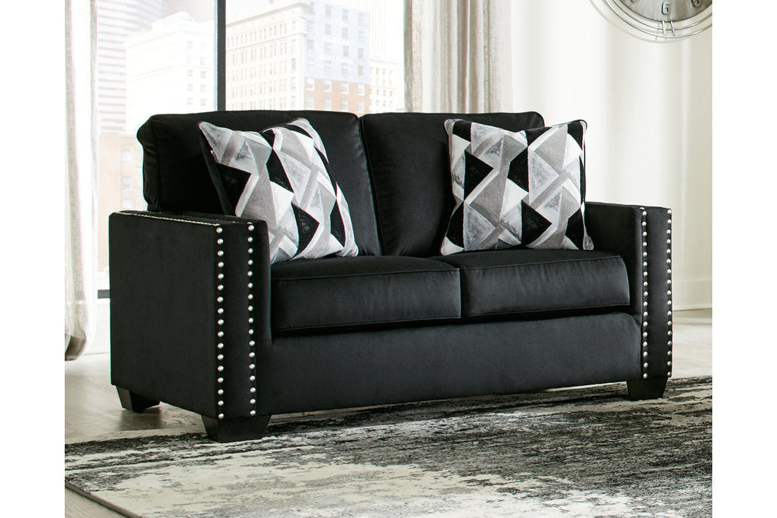 Gleston Onyx Loveseat - 1220635 - Bien Home Furniture &amp; Electronics