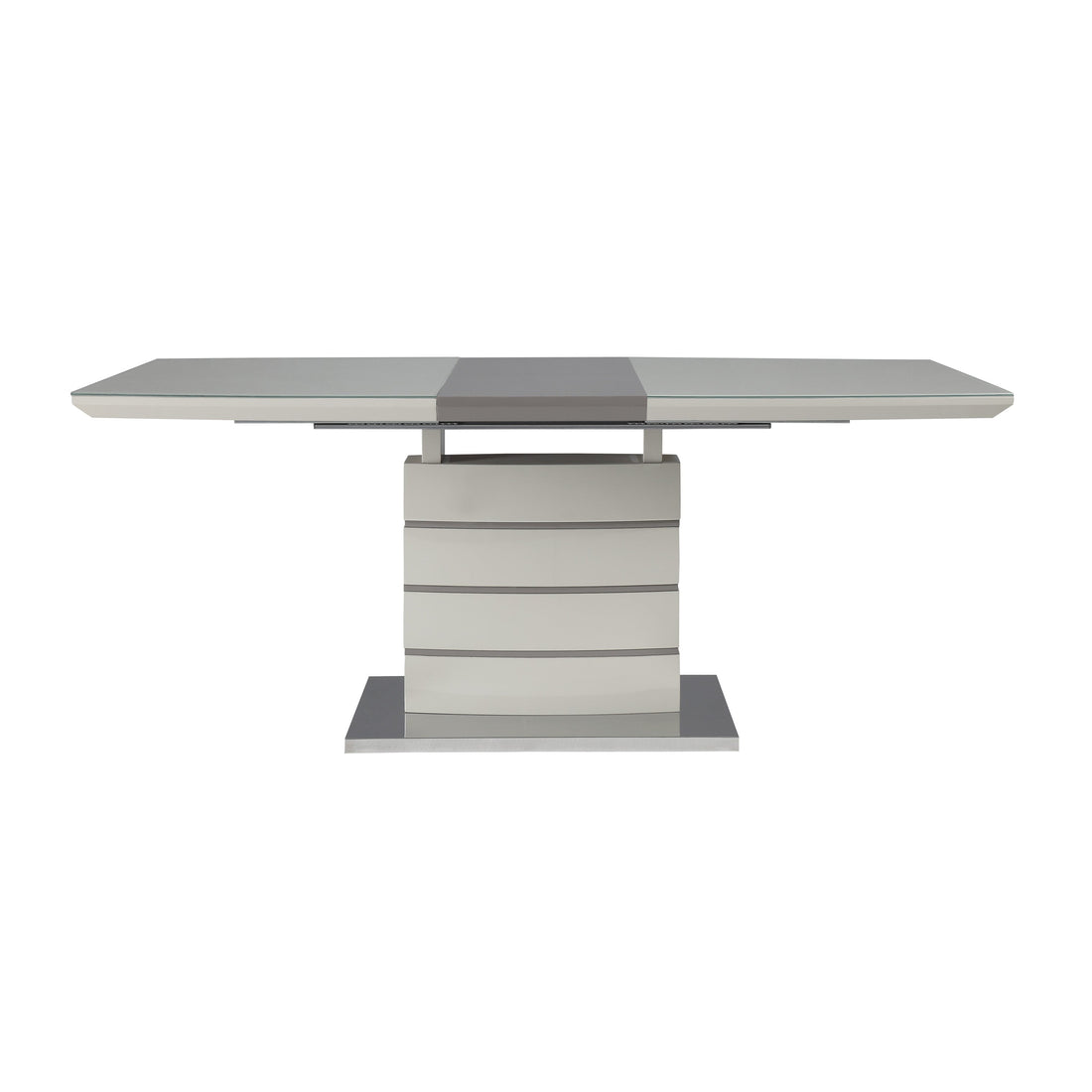 Glissand Chrome Metal/Gray Dining Table - 5599-71* - Bien Home Furniture &amp; Electronics