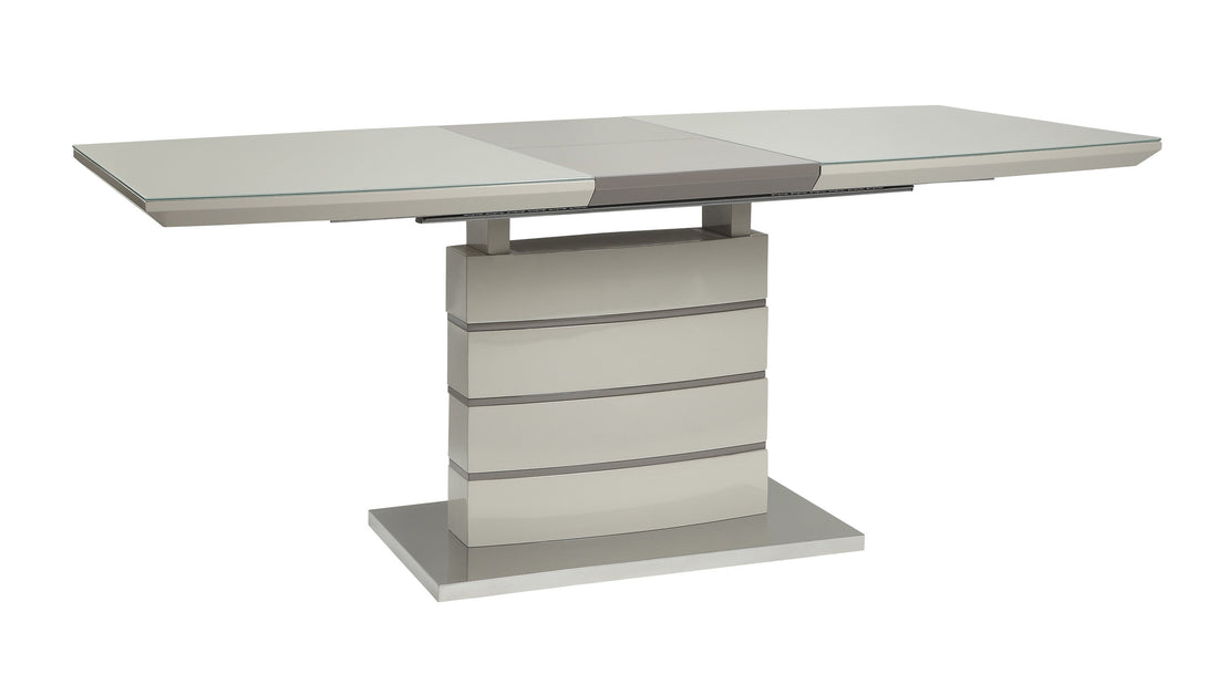 Glissand Chrome Metal/Gray Dining Table - 5599-71* - Bien Home Furniture &amp; Electronics