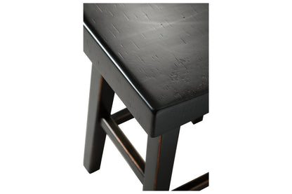 Glosco Black Counter Height Barstool, Set of 2 - D548-524 - Bien Home Furniture &amp; Electronics