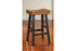 Glosco Medium Brown/Dark Brown Bar Height Barstool, Set of 2 - D548-030 - Bien Home Furniture & Electronics