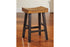 Glosco Medium Brown/Dark Brown Counter Height Barstool, Set of 2 - D548-024 - Bien Home Furniture & Electronics