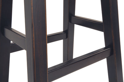 Glosco Medium Brown/Dark Brown Counter Height Barstool, Set of 2 - D548-024 - Bien Home Furniture &amp; Electronics