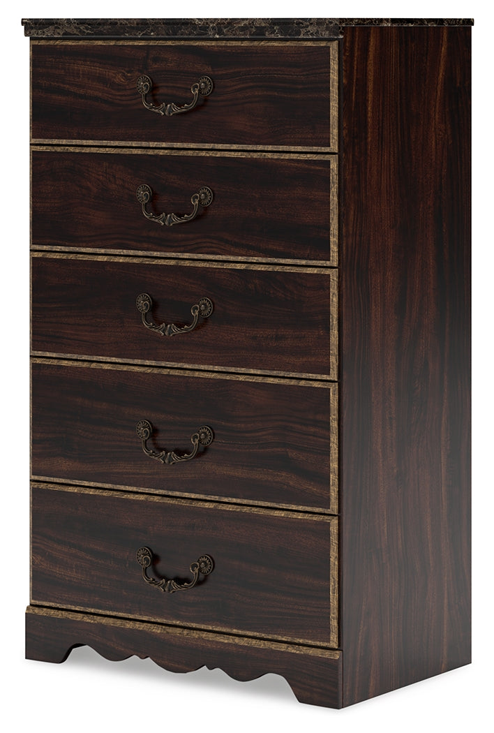 Glosmount Two-tone Chest of Drawers - B1055-245 - Bien Home Furniture &amp; Electronics
