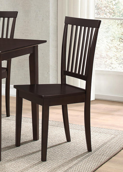 Gomez 5-Piece Dining Set Cappuccino - 150152 - Bien Home Furniture &amp; Electronics