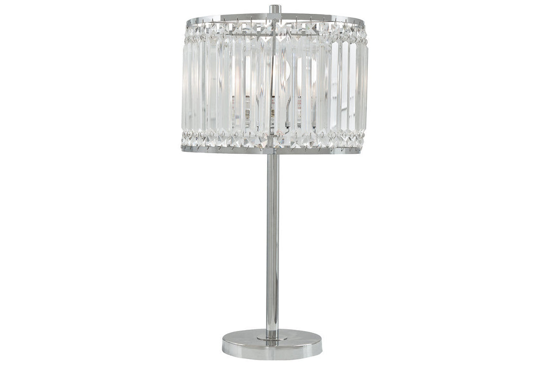 Gracella Chrome Finish Table Lamp - L428154 - Bien Home Furniture &amp; Electronics