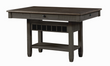 Granby Antique Black Counter Height Table - SET | 5627NBK-36 | 5627NBK-36B - Bien Home Furniture & Electronics