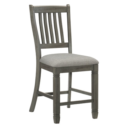 Granby Antique Gray Counter Chair, Set of 2 - 5627GY-24 - Bien Home Furniture &amp; Electronics