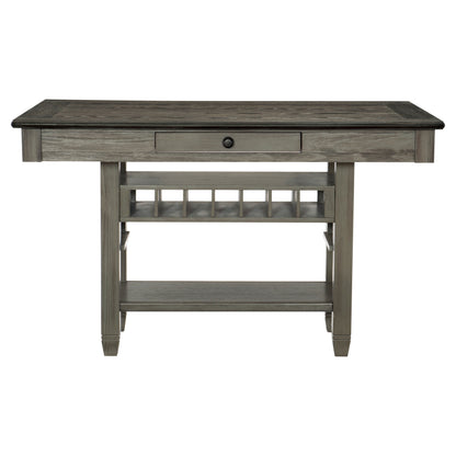 Granby Antique Gray Counter Height Set - SET | 5627GY-36 | 5627GY-36B | 5627GY-24(3) - Bien Home Furniture &amp; Electronics