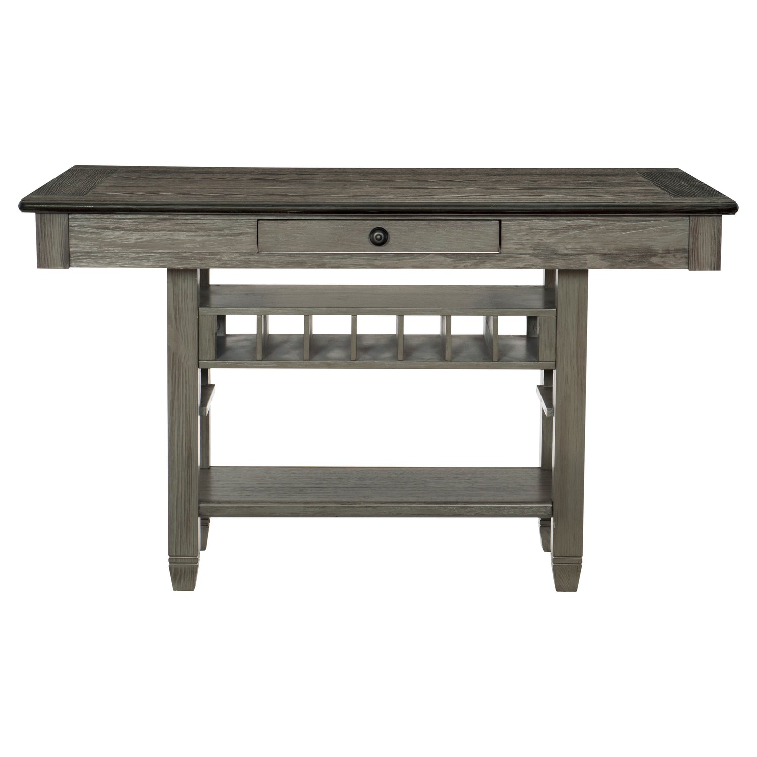 Granby Antique Gray Counter Height Table - SET | 5627GY-36 | 5627GY-36B - Bien Home Furniture &amp; Electronics