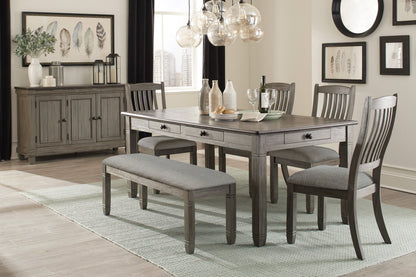 Granby Antique Gray Dining Table - 5627GY-72 - Bien Home Furniture &amp; Electronics