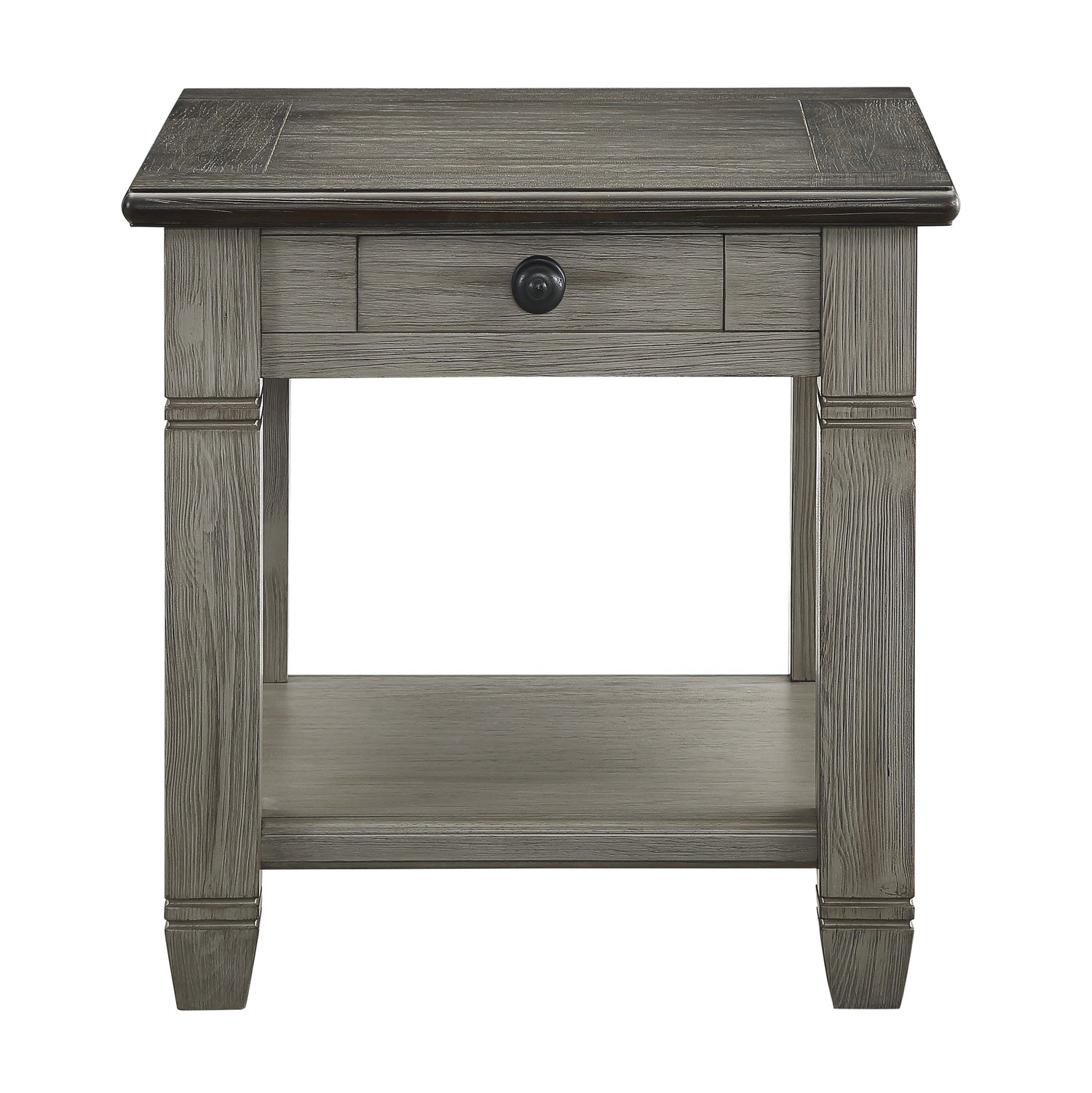 Granby Antique Gray End Table - 5627GY-04 - Bien Home Furniture &amp; Electronics