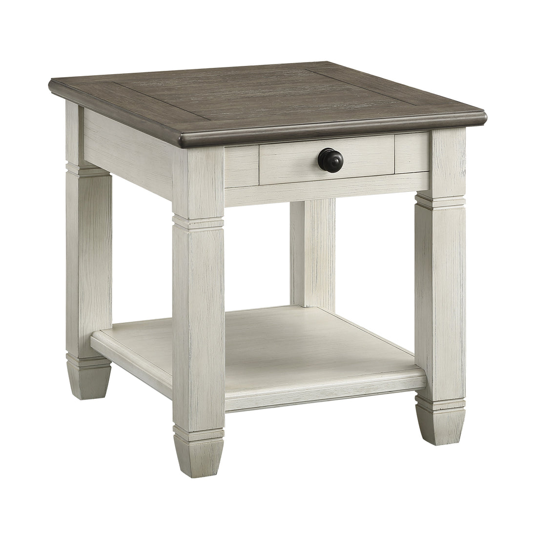 Granby Antique White End Table - 5627NW-04 - Bien Home Furniture &amp; Electronics