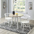 Grannen White 3-Piece Round Dining Set - SET | D407-15 | D407-01 - Bien Home Furniture & Electronics