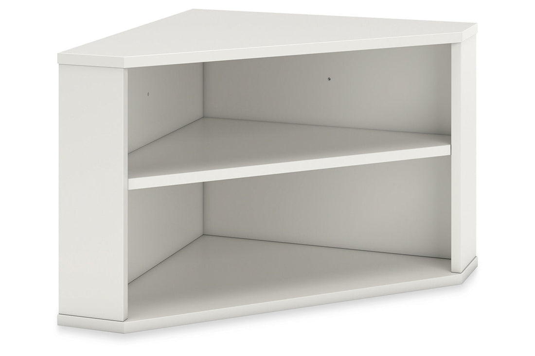 Grannen White Home Office Corner Bookcase - H207-22H - Bien Home Furniture &amp; Electronics