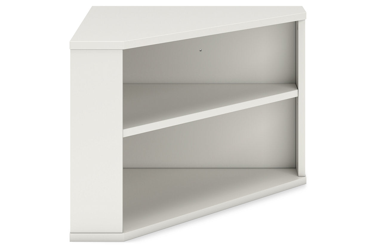 Grannen White Home Office Corner Bookcase - H207-22H - Bien Home Furniture &amp; Electronics
