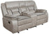 Greer Upholstered Tufted Back Glider Loveseat - 651352 - Bien Home Furniture & Electronics